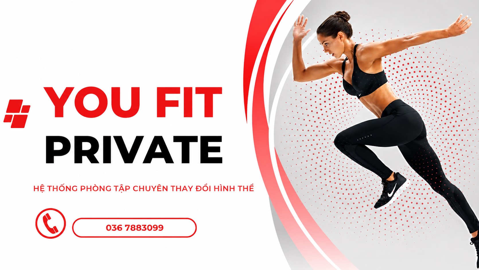 YOUFIT PRIVATE — Hệ thống phòng tập chuyên thay đổi hình thể · Hotline 036 7883099